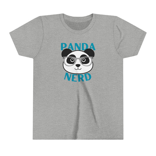 Youth- Panda Nerd Short Sleeve Tee